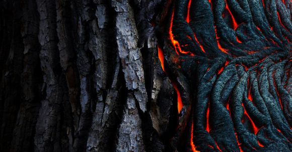 Parallel Universes - Photo of Dried Lava